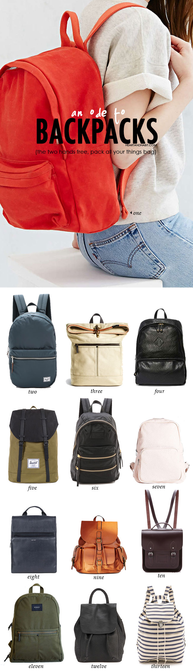 Ode To Backpacks